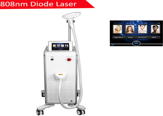 120 J/CM 600w เลเซอร์ไดโอดกำจัดขนสุภาพสตรี Salon Ipl เครื่องจักร