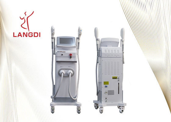 อุปกรณ์กำจัดขน Ipl White Two Handpiece สำหรับการฟื้นฟูผิว