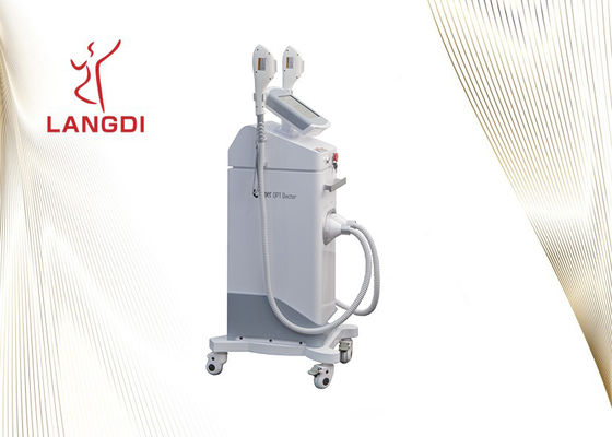 อุปกรณ์กำจัดขน Ipl White Two Handpiece สำหรับการฟื้นฟูผิว