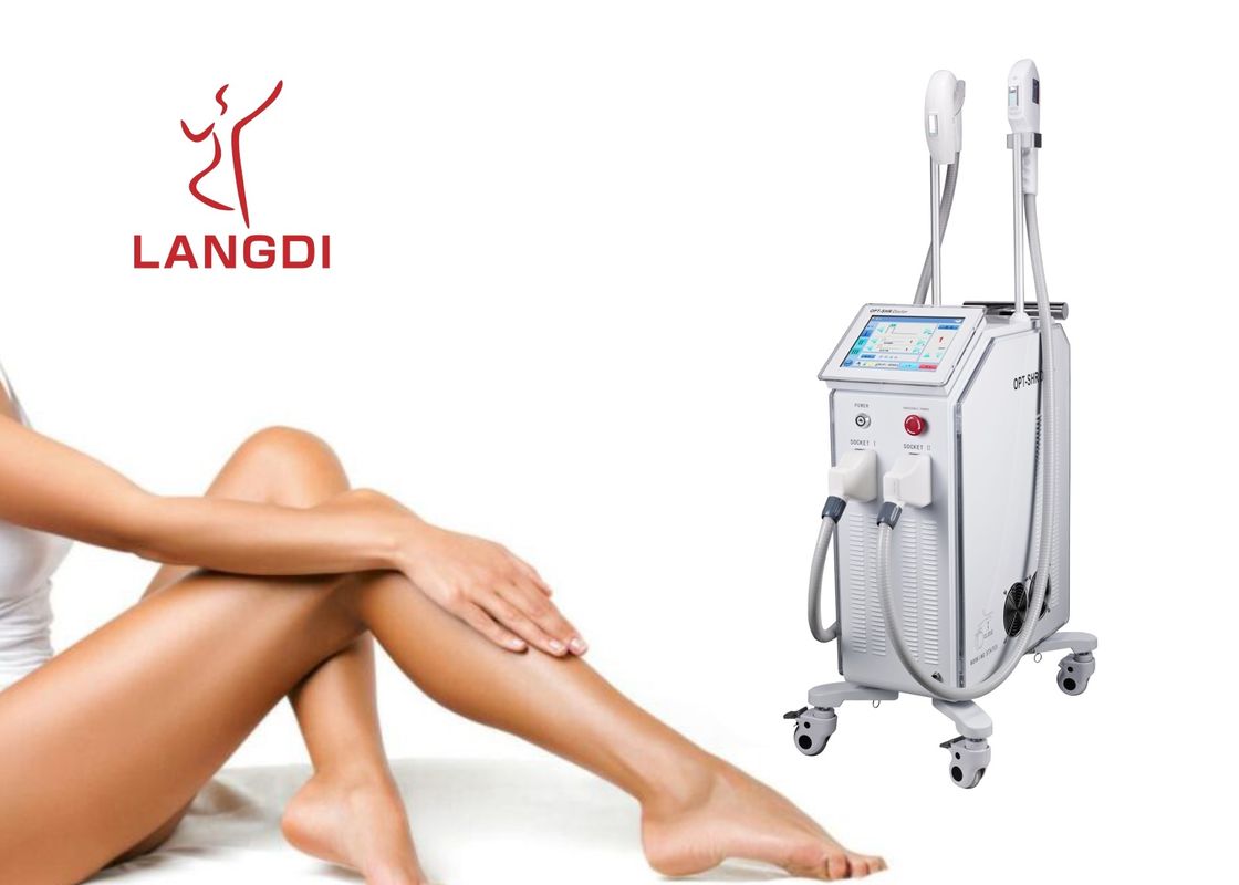 Super Nano Light OPT SHR IPL สำหรับการกำจัดขน / การฟื้นฟูผิว / การบำบัดด้วยหลอดเลือดและการยกเต้านม